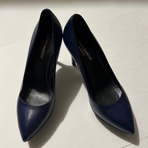 Used Navy Saint Laurent Pumps 👠